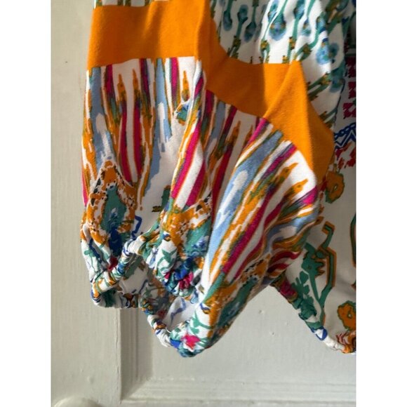 Christian Siriano women’s size medium abstract colorful blouse - Picture 3 of 7